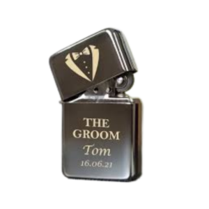 Custom Engraved Lighter (Sleek Black)